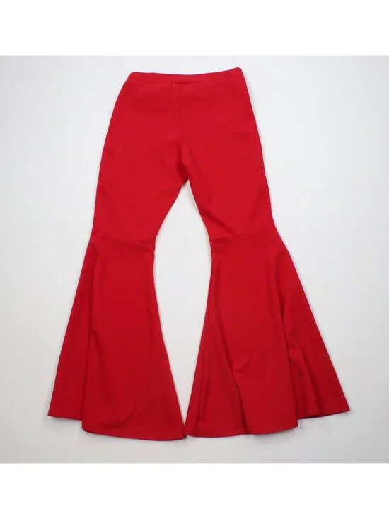 Deadstock Vintage 90s Y2K Babydoll Womens Medium Flared Bell Bottoms Pants USA - Picture 7 of 10